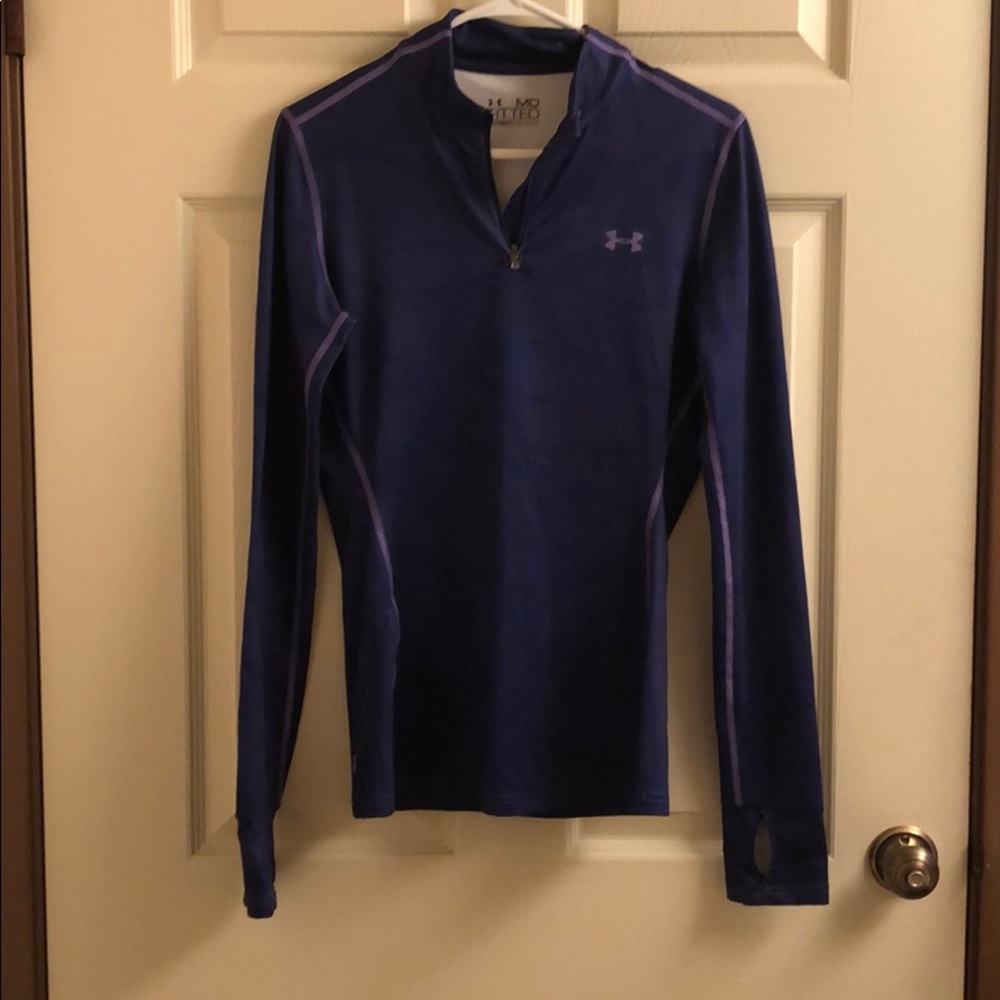 Purple long sleeved top